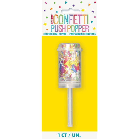 Confetti Push Popper - Multi Color