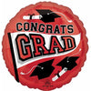 Congrats Grad 18" Red Foil Balloon