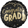 Congrats Grad 18" Tassles Foil Balloon