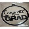 Congrats Grad Acrylic Round Sign