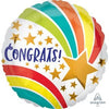 Congrats Shooting Star 18" Foil Balloon