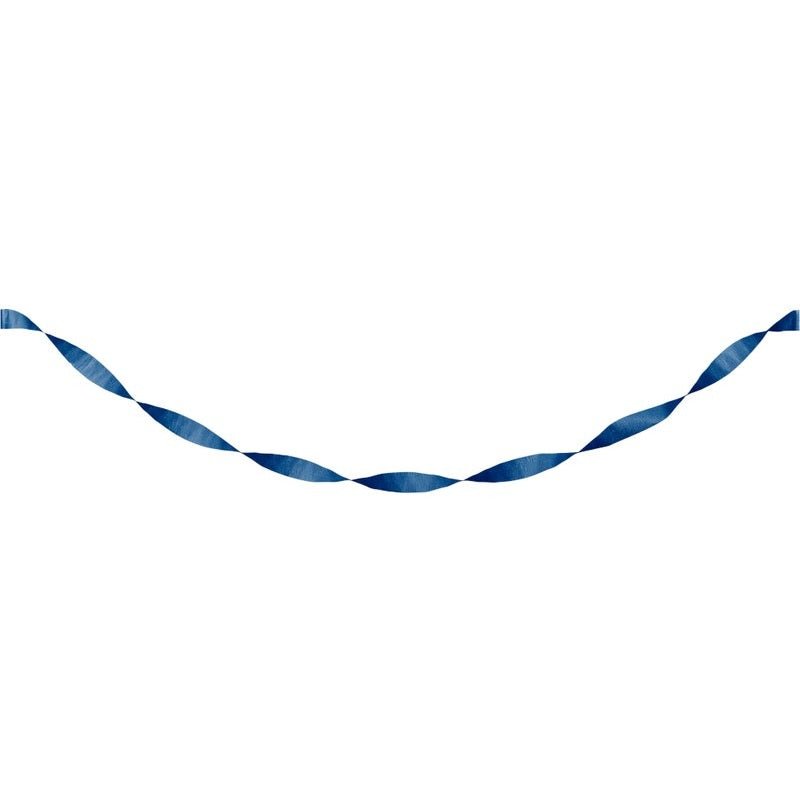 Crepe Streamer 81" Navy