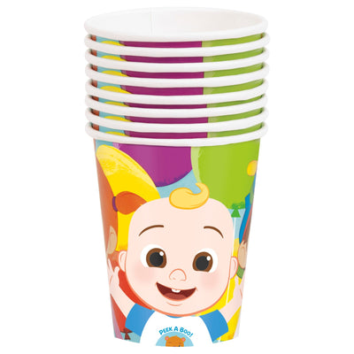 Cups - Cocomelon 9 oz, Paper, 8 Count