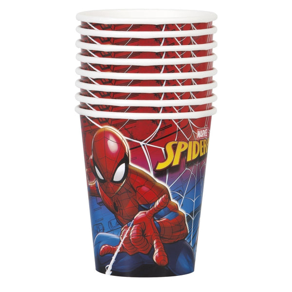 Cups - Paper, Spider-Man™, Red and Blue, 9oz., 8 Count