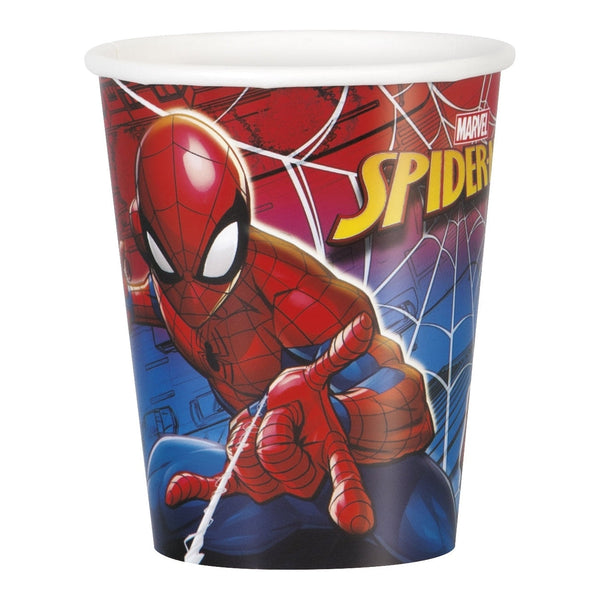 Cups - Paper, Spider-Man™, Red and Blue, 9oz., 8 Count