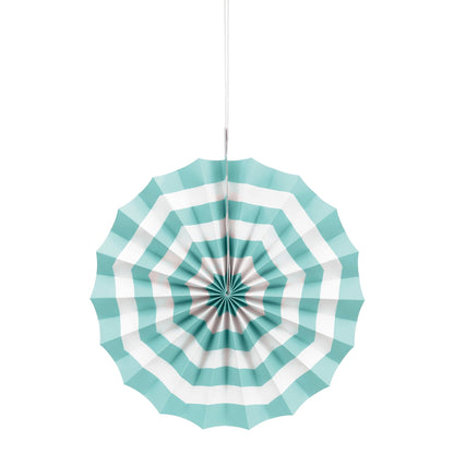 Decoration - Paper Fans, Poolside Summer, Assorted Colors, 5 Count