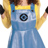 Deluxe Adult Minion Stuart Dress Costume and Adult Stuart Costume Dress