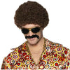 Disco Accessory Kit with Afro, Moustache, Glasses & Thick Gold Chain