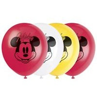 Disney Mickey Mouse 12" Latex Balloons, 8 Count