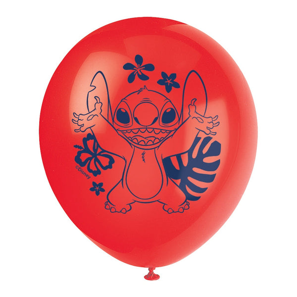 Disney Stitch 12" Latex Balloons