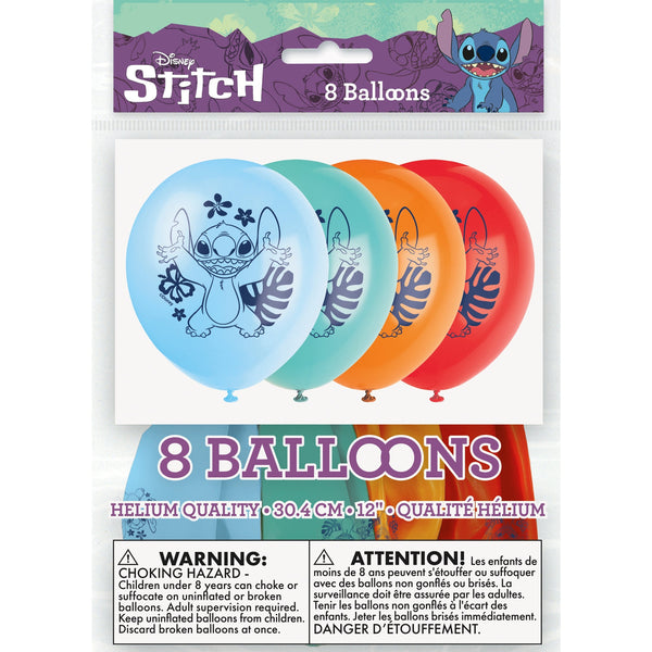 Disney Stitch 12" Latex Balloons