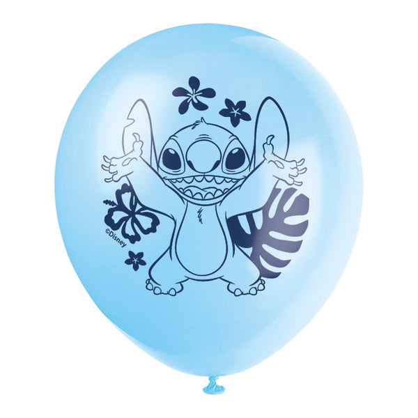 Disney Stitch 12" Latex Balloons