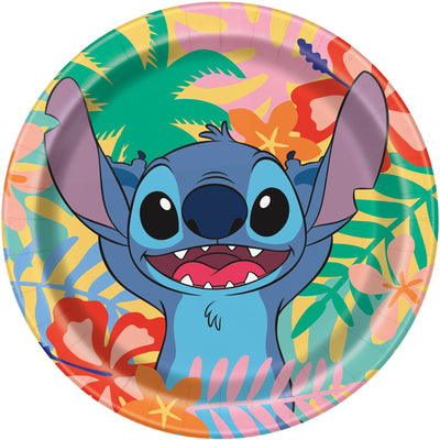 Disney Stitch 7" Dessert Plates, 8 Count