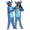 Disney Stitch Costume for Kids, Official Lilo and Stitch Hooded Jumpsuit Outfit, Child Size