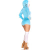 Dress - Cozy Shark, with Shark Fin Detail & Shark Teeth Hood, Gray