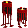 Dripping Illusion Candle – Red Tall