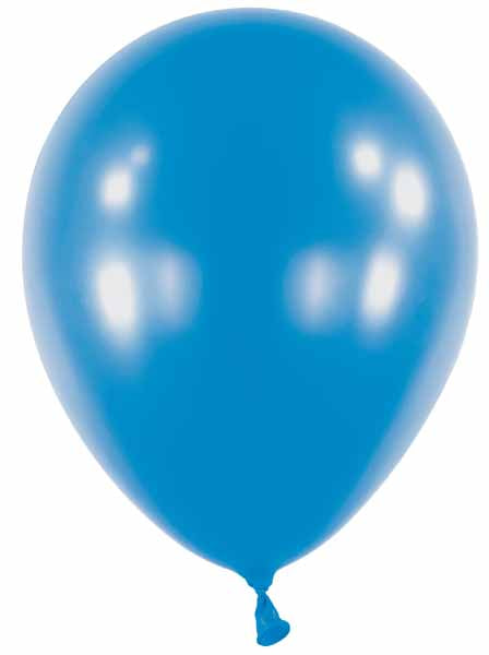 Anagram Decorator Quality Metallic Bright Royal Blue 11" Latex Balloons