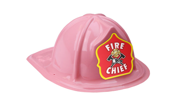 Red Plastic Fire Chief Hat