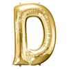 Foil Balloon - Jumbo Gold Letter D