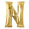Foil Balloon - Jumbo Gold Letter N