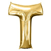 Foil Balloon - Jumbo Gold Letter T