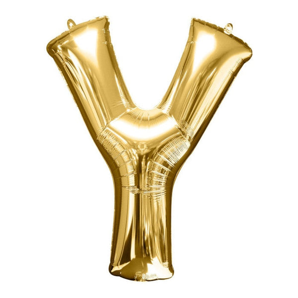 Foil Balloon - Jumbo Gold Letter Y