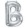 Foil Balloon - Jumbo Silver Letter B