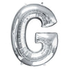 Foil Balloon - Jumbo Silver Letter G