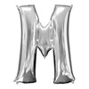 Foil Balloon - Jumbo Silver Letter M
