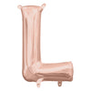 Foil Balloon - Mini Letter Rose Gold L 16 Inch Air-Filled Only
