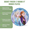 Frozen Paper Party Plates, 8 Count, 9"