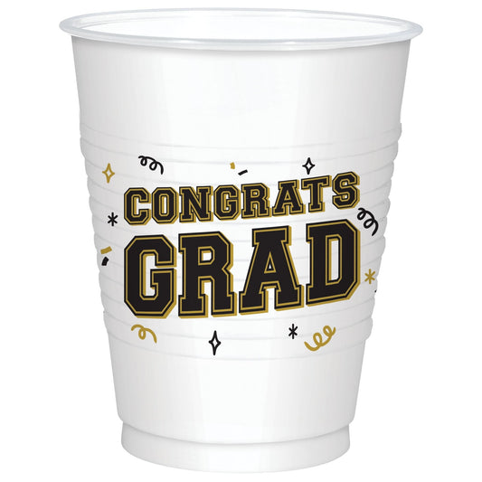 GRAD Printed Tumblers, Black Silver Gold