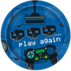 Gamer Birthday 7" Plates, 8 Count