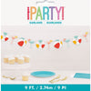 Poolside Summer Cutout Garland, 9ft