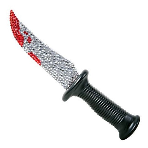 Ghost Face Bling Knife Carded 10.65x2.56x1.38
