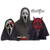 Ghost Face Bling Mask Asstorted 3 styles Crystal, Bloody, Devil 1 per