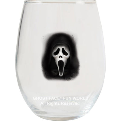 Ghost Face Wine Tumbler Set, 16 oz, Set of 4, Multi-Color