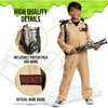 Ghostbusters Costume for Kids, Official Ghostbusters Classic Jumpsuit with Proton Pack Accessory, Child Size Medium 7-8