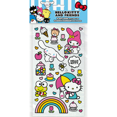 Gift Bags - Cellophane, Hello Kitty 16 Count