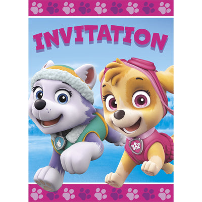 Girl Paw Patrol™ Invitations