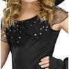 Girls Glitter Witch Costume, Black