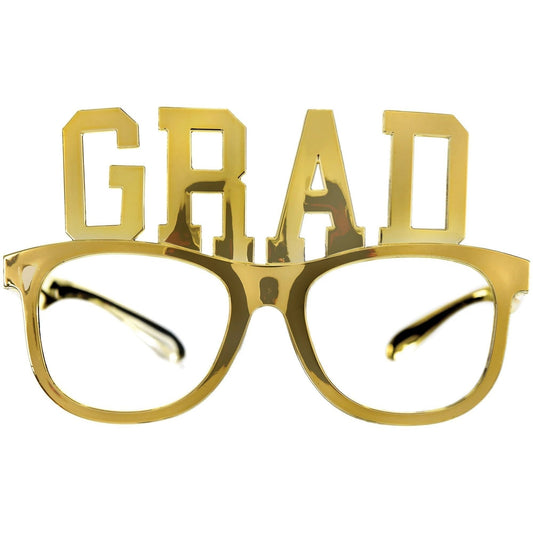 Glasses - Gold, G-R-A-D Metallic, Multipack, 10 Count