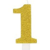 Glitter Number Birthday Candle #1