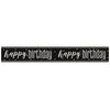 Glitz Foil Happy Birthday Banner, 9 Feet
