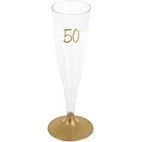 Gold Age Champagne Flute 50 Years
