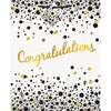 Gold "Congratulations" Gift Bag 13" x 10"