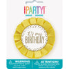Gold Foil Confetti "It's My Birthday" Badge