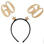 Gold Glitter Age Headband 60 Years