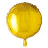 Gold Round Foil Balloon 18"