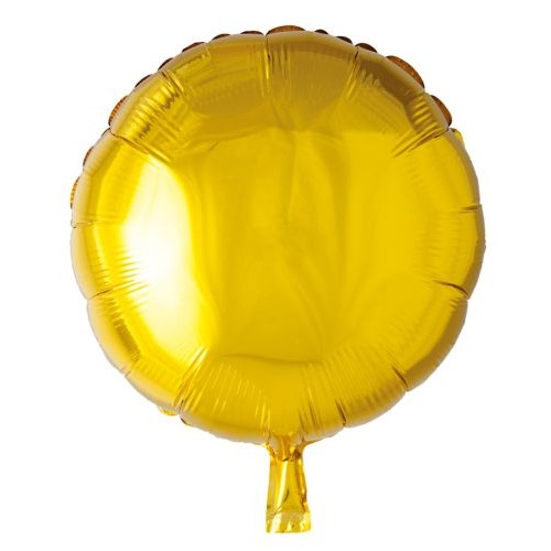 Gold Round Foil Balloon 18"
